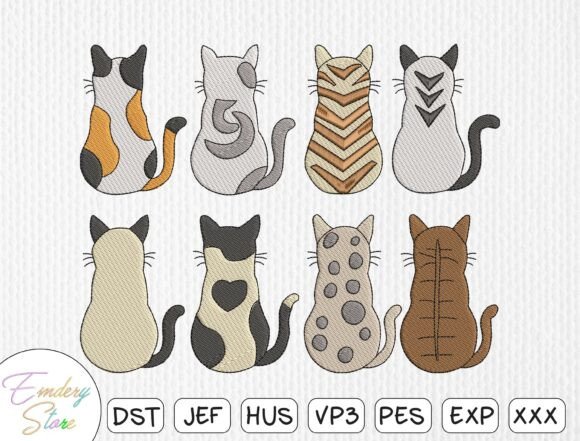 Cat Back View Embroidery Bundle Review