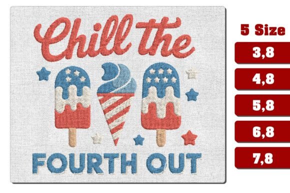 Chill the Fourth out Popsicle Embroidery Review