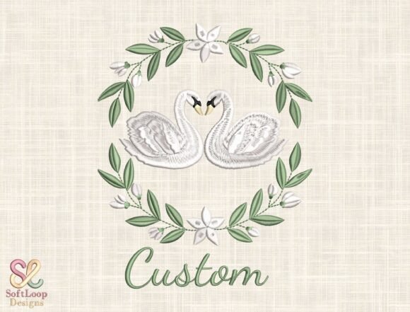 Custom Swan Embroidery Design Review