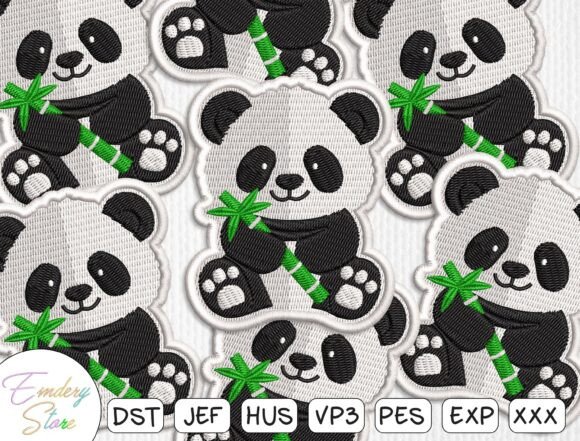 Cute Panda Patch Embroidery Design Review