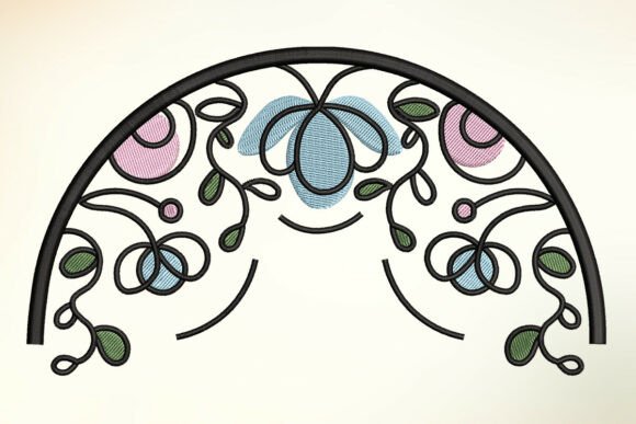 Floral Wreath Embroidery Design Review