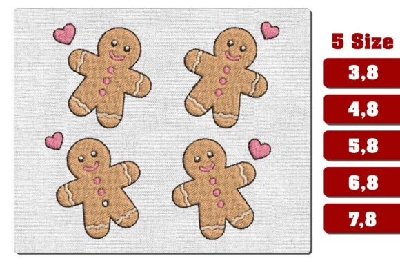 Gingerbread Man Heart Embroidery Design Review
