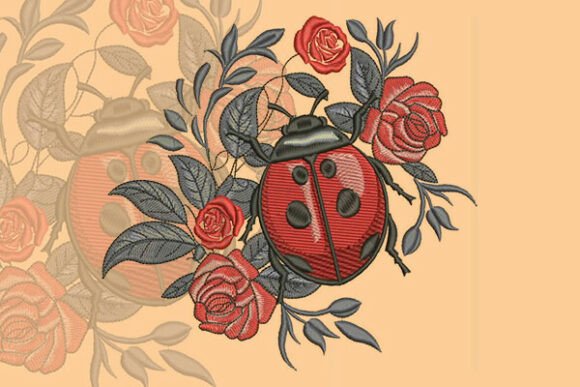 Ladybug Embroidery Review for Boutique Drops