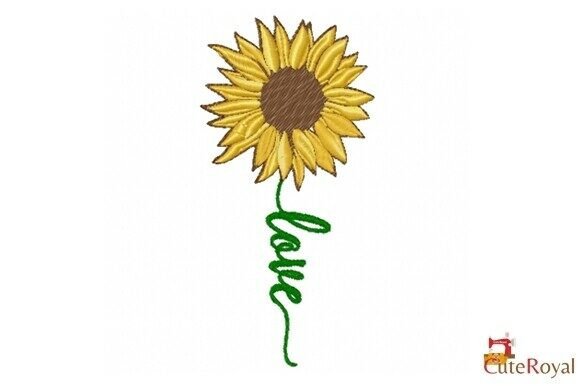 Love Sunflower Embroidery Review for Craft Fairs