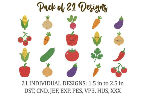 Mini Vegetable Embroidery Bundle Review
